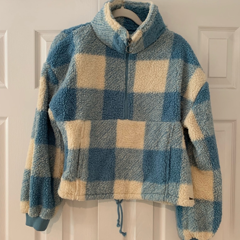 Billabong Plaid Quart Zip